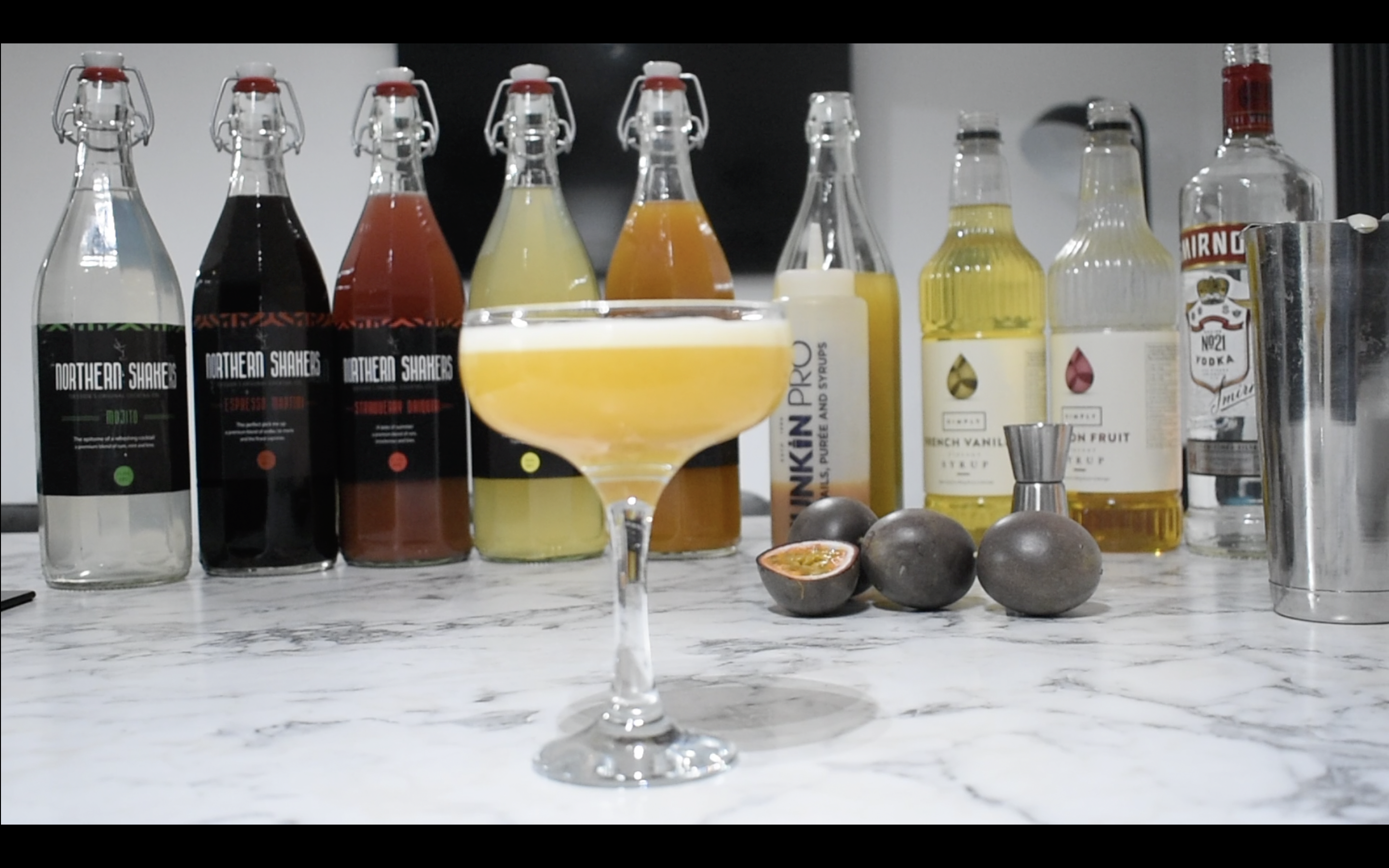 Northern Shakers Pornstar Martini- Teesside Cocktail Masterclass